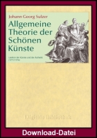 Allgemeine Theorie der Sch�nen K�nste