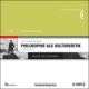 Horkheimer: Philosophie als Kulturkritik