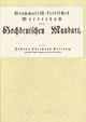Grammatisch-kritisches W�rterbuch der hochdt. Mundart
