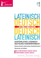 Wörterbuch Lateinisch - Deutsch / Deutsch - Lateinisch von Georges