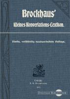 Brockhaus' Kleines Konversations-Lexikon