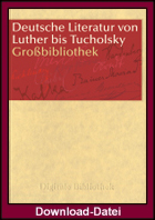 Deutsche Literatur von Luther bis Tucholsky - Großbibliothek