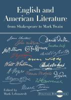 English and American Literature
