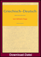 Griechisch - Deutsch, Altgriechisches Wörterbuch