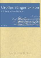 Großes Sängerlexikon