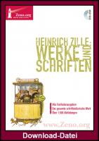ZENO011 »Heinrich Zille: Werke und Schriften« für nur 7,90 Euro