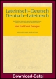Wörterbuch Lateinisch - Deutsch / Deutsch - Lateinisch von Georges